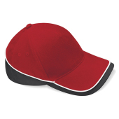 Teamwear Competition Cap - Classic Red/Black/White - One Size