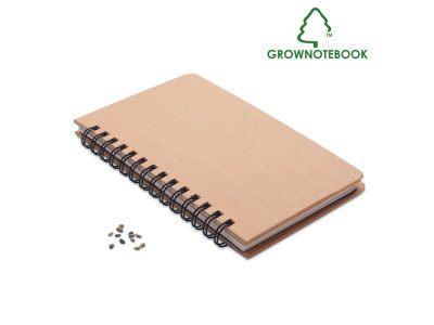 GROWNOTEBOOK™ - Notitieboek pijnboomzaad GROWNOTEBOOK™ - Notitieboek pijnboomzaad