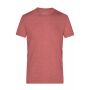 Men's Heather T-Shirt - red-melange - 3XL