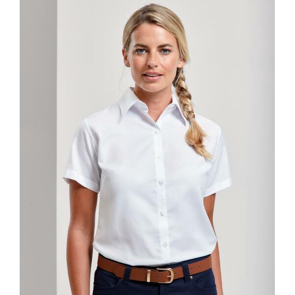 ladies black oxford shirt