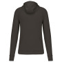 Unisex sportsweater Met Capuchon En Halsrits Dark Grey XS