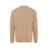 Iqoniq Denali gerecycled katoen sweater ongeverfd, heather brown (L)