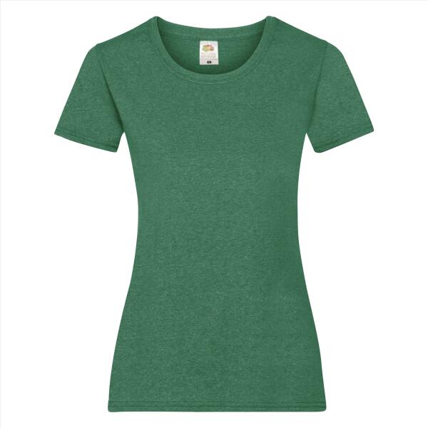 FOTL Lady-Fit Valueweight T, Retro Heather Green, M