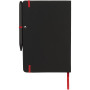Noir Edge medium notebook - Solid black/Red