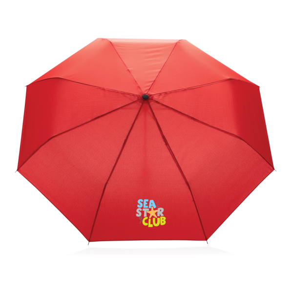 20.5" Impact AWARE™ RPET 190T mini paraplu, rood