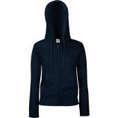 Lady-fit Premium Hooded Sweat Jacket (62-118-0) Deep Navy XL