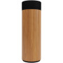 SCX.design D11 500 ml bamboe smart fles - Zwart/Hout