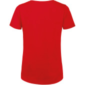 Organic Cotton Inspire Crew Neck T-shirt / Woman Red S