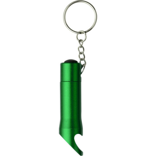 Aluminium 2-in-1 key holder light green
