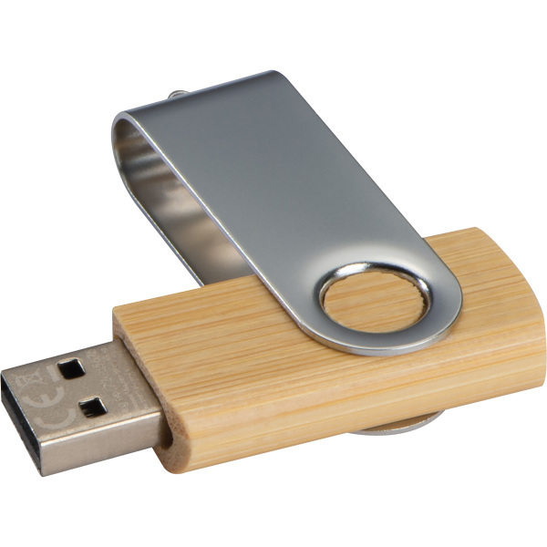 USB din bambus, 4GB, de pe stoc
