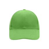 MB016 6 Panel Cap Laminated - lime-green - one size