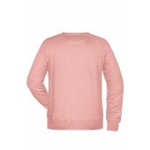 Men's Sweat - rose-melange - 5XL