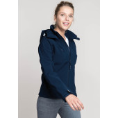 Dames hooded softshell jas Dames hooded softshell jas
