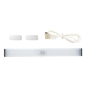 USB-oplaadbare bewegingssensor LED-licht medium, zilver