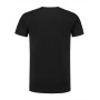 L&S T-shirt Crewneck cot/elast SS for him black XXL