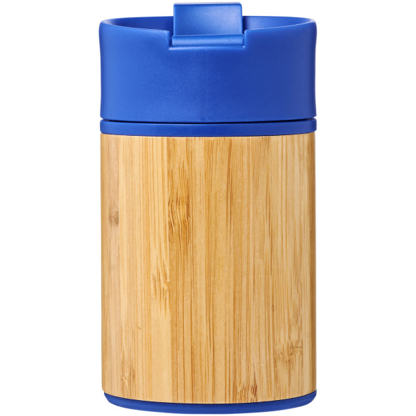 Arca 200 ml lekvrije koper vacuümbeker van bamboe - Koningsblauw