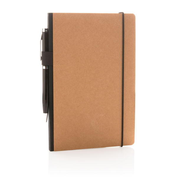 A5 deluxe hardcover notebook, brown