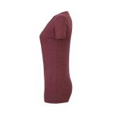 Bella Ladies Tri-Blend T-Shirt, Maroon Tri-Blend, XL, Bella+Canvas