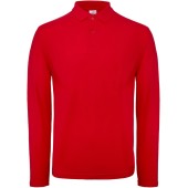 ID.001 Men's long-sleeve polo shirt Red XXL