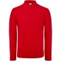 ID.001 Men's long-sleeve polo shirt Red L