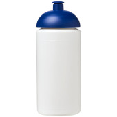 Baseline® Plus grip 500 ml sportflaska med kupollock - Vit/Blå