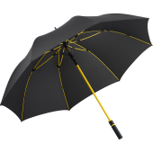 AC golf umbrella FARE®-Style - black-yellow