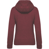 Hooded vest dames Bio Wine Heather XS