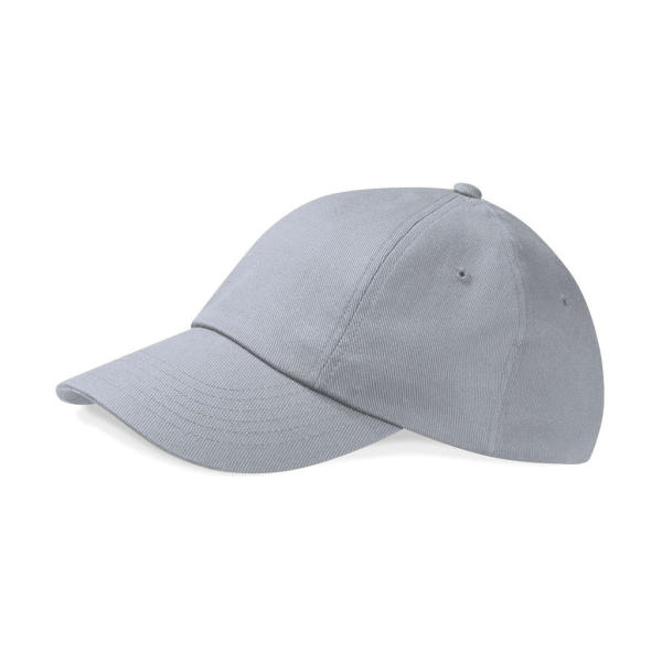 Low Profile Heavy Cotton Drill Cap - Light Grey - One Size