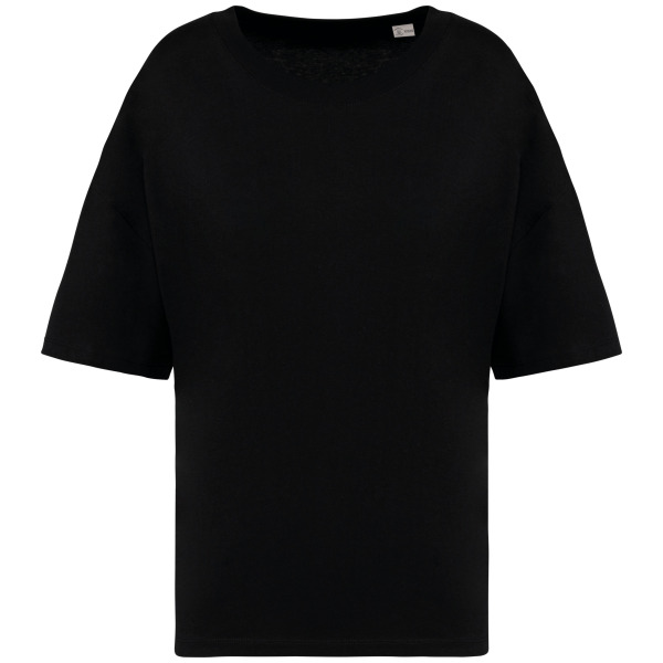 Ecologisch oversized dames-T-shirt Black L/XL