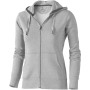 Arora women's full zip hoodie - Grey melange - XXL