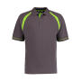 Classic Fit Oak Hill Polo - Charcoal/Lime