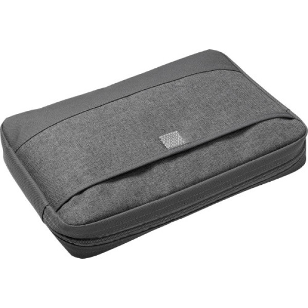 Polycanvas (600D) laptoptas Leander grijs