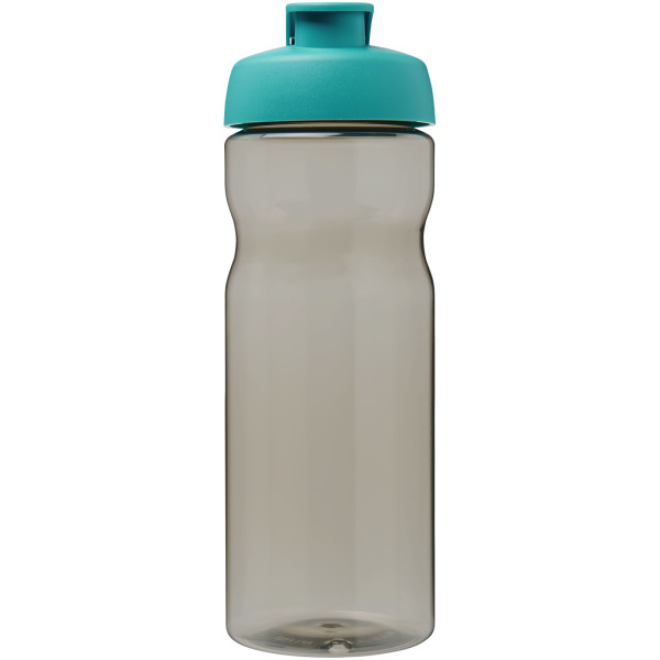 H2O Active® Eco Base 650 ml flip lid sport bottle - Charcoal/Aqua