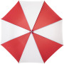 Karl 30" golfparaplu met houten handvat - Rood/Wit