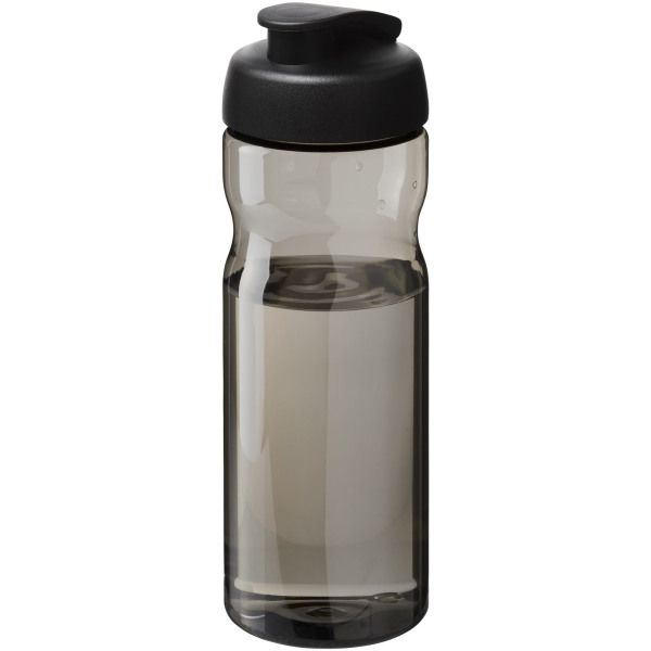 H2O Active® Base Tritan™ 650 ml flip lid sport bottle - Charcoal/Solid black