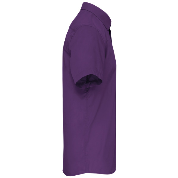 Ace - Heren overhemd korte mouwen Purple XS