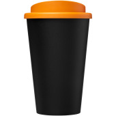 Americano® Eco 350 ml återvinningsbar mugg - Svart/Orange