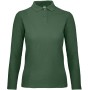 ID.001 Ladies' long-sleeve polo shirt Bottle Green XXL