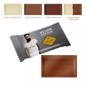 Flowpakket logochokolade