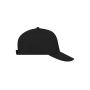 MB001 5 Panel Promo Cap Lightly Laminated - black - one size