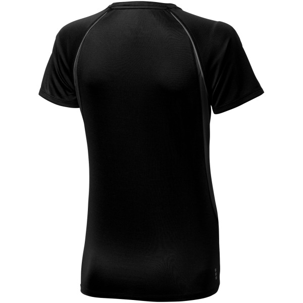 Quebec short sleeve women's cool fit t-shirt - Solid black/Anthracite - XS