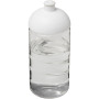 H2O Active® Bop 500 ml bidon met koepeldeksel - Transparant/Wit