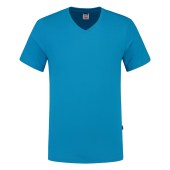 T-shirt V Hals Fitted 101005 Turquoise 4XL