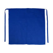 Berlin Long Bistro Apron with Vent and Pocket - Royal