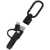 Fold 3-i-1 laddkabel med karbinhake Fold 3-i-1 laddkabel med karbinhake