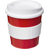 Americano® Primo 250 ml beker met grip - Rood/Wit