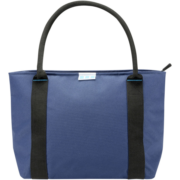 REPREVE® Our Ocean™ 12-can GRS RPET cooler tote bag 11L - Navy