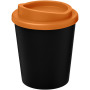 Americano® Espresso 250 ml insulated tumbler - Solid black/Orange