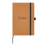 Cork hardcover notebook A5, brown