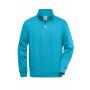 Workwear Half Zip Sweat - turquoise - 4XL